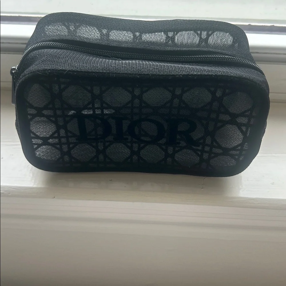 New Dior mesh makeup pouch